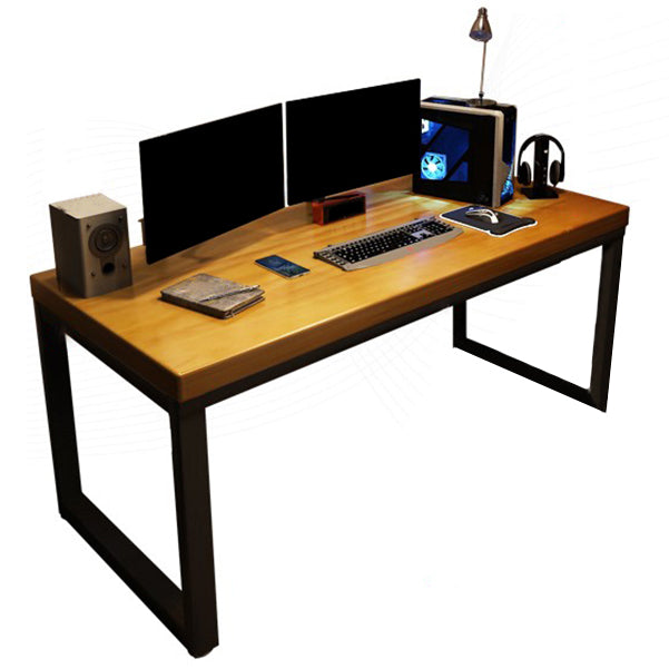 Solid Wood Writing Desk Contemporary Rectangular Office Desk 70.9"L x 27.6"W x 29.5"H Clearhalo 'furn' 'furn_office_desk' 'Furniture' 'Office Desks' 'Office Furniture' 'office_desk' 5379468