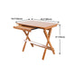 Modern Style Wooden Office Desk Brown Folding Writing Desk for Home