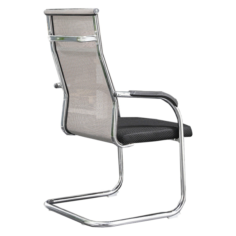 Modern Fixed Arms Office Chair High Back and Mid-Back Home Chair 1 Piece High-Back (Over 22 in.) Brown Clearhalo 'furn' 'furn_office_chair' 'Furniture' 'Office Chairs' 'Office Furniture' 'office_chair' 5379692