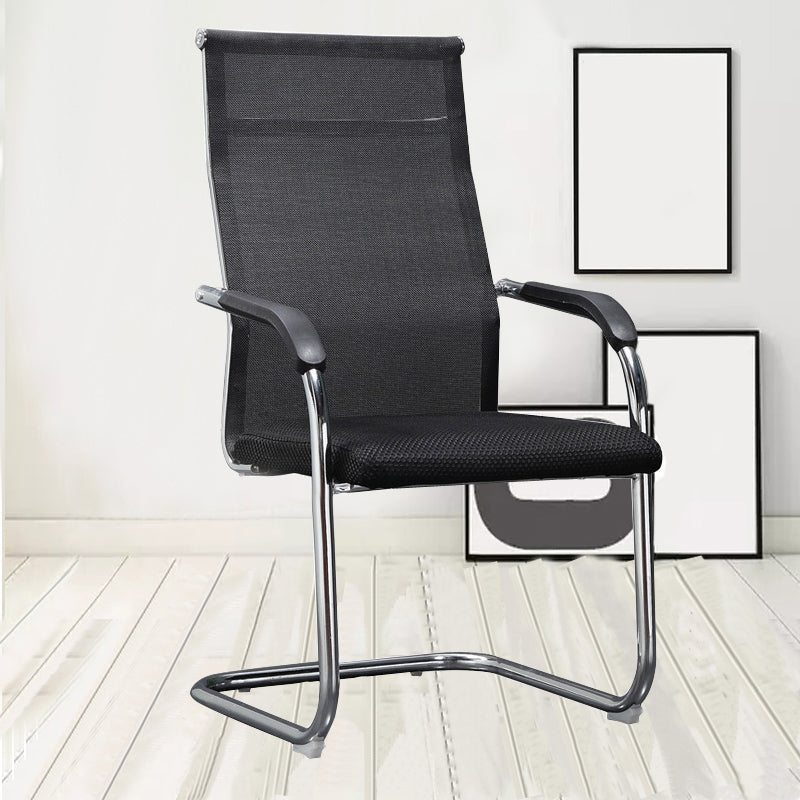 Modern Fixed Arms Office Chair High Back and Mid-Back Home Chair Clearhalo 'furn' 'furn_office_chair' 'Furniture' 'Office Chairs' 'Office Furniture' 'office_chair' 5379695