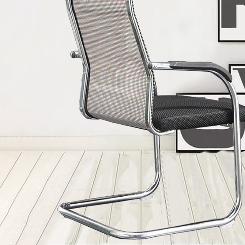 Modern Fixed Arms Office Chair High Back and Mid-Back Home Chair Clearhalo 'furn' 'furn_office_chair' 'Furniture' 'Office Chairs' 'Office Furniture' 'office_chair' 5379706