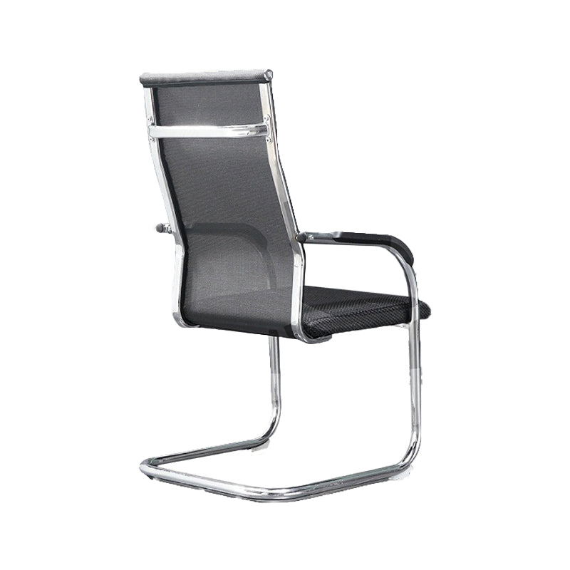 Modern Fixed Arms Office Chair High Back and Mid-Back Home Chair 1 Piece High-Back (Over 22 in.) Black Clearhalo 'furn' 'furn_office_chair' 'Furniture' 'Office Chairs' 'Office Furniture' 'office_chair' 5379709