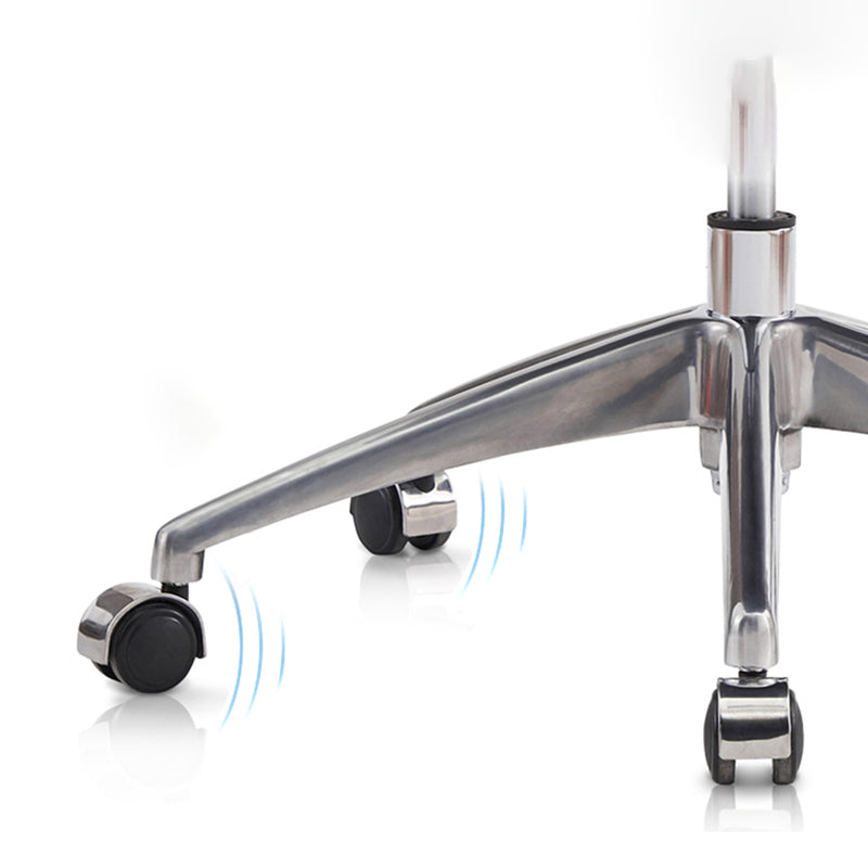 Mid Back Desk Chair Modern Faux Leather Armless Working Chair Clearhalo 'furn' 'furn_office_chair' 'Furniture' 'Office Chairs' 'Office Furniture' 'office_chair' 5379729