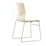 Sedia da ufficio contemporanea senza bracciolo sedia da scrivania ergonomica