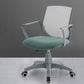 Mesh Mid Back Desk Chair Contemporary Fixed Arms Bureau stoel met wielen