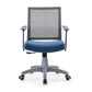 Mesh Mid Back Desk Chair Contemporary Fixed Arms Bureau stoel met wielen
