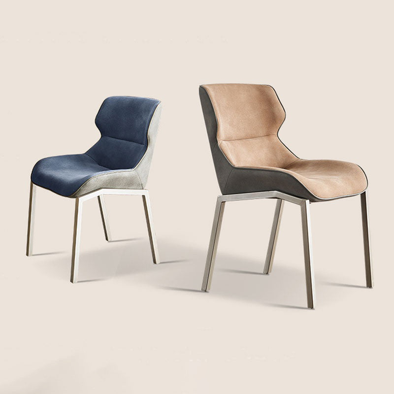 Mid Back Home Office Chair Contemporary Ergonomic Armless Task Stuhl