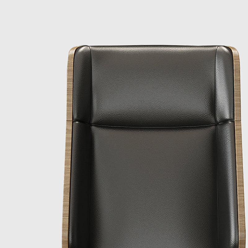 Executive Swivel Office Chair Modern High Back Desk Chair with Armless Clearhalo 'furn' 'furn_office_chair' 'Furniture' 'Office Chairs' 'Office Furniture' 'office_chair' 5379833