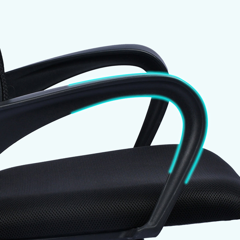 Hedendaagse mid-back burea stoel vaste armen ergonomische stoel