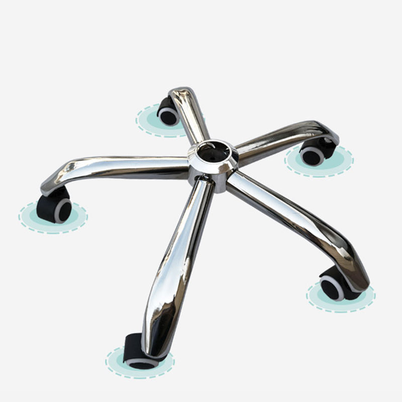 Stalen basis moderne taakstoel met gewatteerde armen High Back Computer Desk stoel