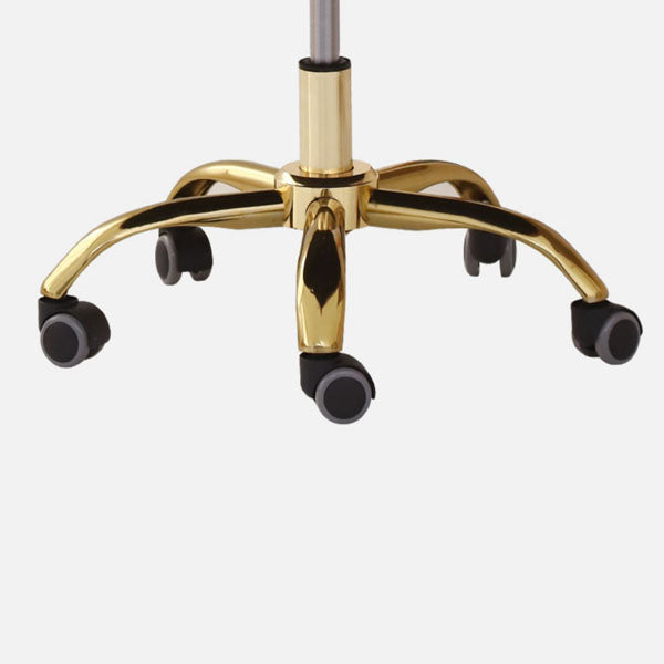 Moderne stijl Swivel taakstoel gestoffeerde bureaustoel met vaste armen