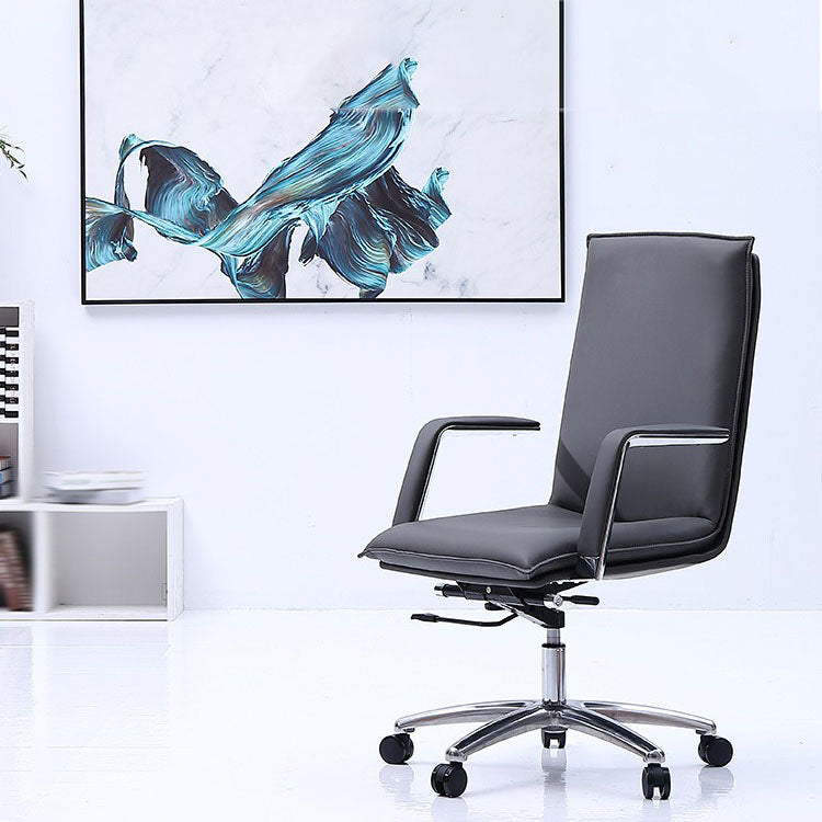 Moderne stijl Swivel Executive Chair lederen tilt mechanisme bure stoel