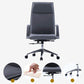 Moderner Stil Schwenker Führungsstuhl Leder Neigungsmechanismus Office Stuhl