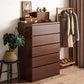 Walnut Storage Chest Modern Bedroom Storage Chest Dresser with 3 / 4 / 5 / 6 Drawers Clearhalo 'Bedroom Furniture' 'Dressers & Chests' 'dressers_chests' 'furn' 'furn_dressers_chests' 'Furniture' 5379913
