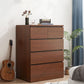 Walnut Storage Chest Modern Bedroom Storage Chest Dresser with 3 / 4 / 5 / 6 Drawers Clearhalo 'Bedroom Furniture' 'Dressers & Chests' 'dressers_chests' 'furn' 'furn_dressers_chests' 'Furniture' 5379915