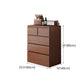 Walnut Storage Chest Modern Bedroom Storage Chest Dresser with 3 / 4 / 5 / 6 Drawers Clearhalo 'Bedroom Furniture' 'Dressers & Chests' 'dressers_chests' 'furn' 'furn_dressers_chests' 'Furniture' 5379927