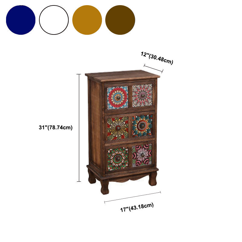 Brown Storage Chest Traditional Style Wooden Storage Chest Dresser with Drawers Clearhalo 'Bedroom Furniture' 'Dressers & Chests' 'dressers_chests' 'furn' 'furn_dressers_chests' 'Furniture' 5379988