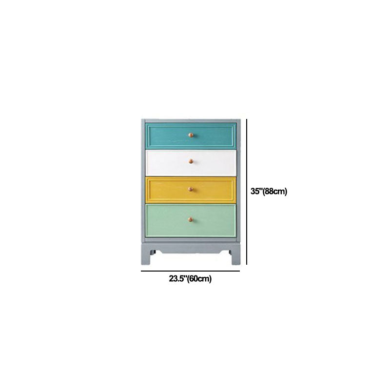 Rangement en bois coffre américain commode de rangement de style traditionnel américain avec tiroirs