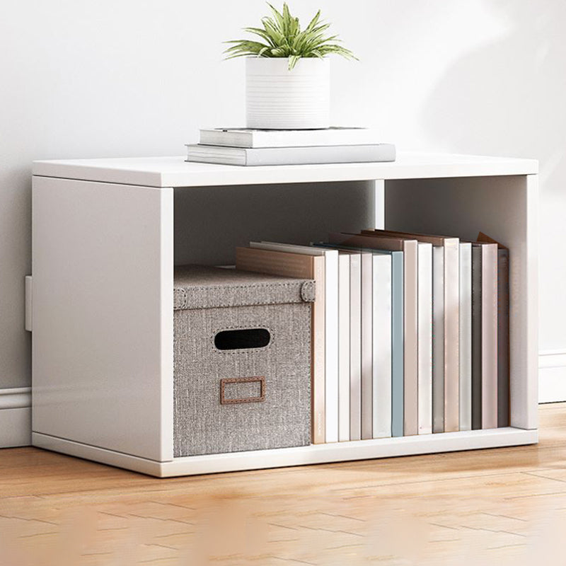 Contemporary Engineer Wood Bookshelf Open Back Bookcase,17.7"L x 7.9"W x 11"H White Clearhalo 'Bookcases' 'furn' 'furn_bookcases' 'Furniture' 'Office Furniture' 5380149