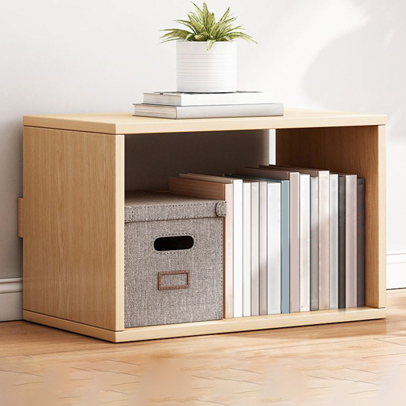 Contemporary Engineer Wood Bookshelf Open Back Bookcase,17.7"L x 7.9"W x 11"H Natural Clearhalo 'Bookcases' 'furn' 'furn_bookcases' 'Furniture' 'Office Furniture' 5380150