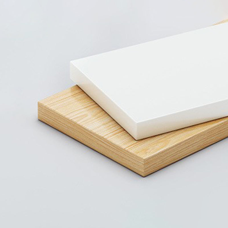 Contemporary Engineer Wood Bookshelf Closed Back Bookcase,18"L x 7"W x 12"H