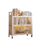 Modern Style Bookshelf Metal Closed Back Bookcase with Door for Office 31.5"L x 10.6"W x 47.2"H White Clearhalo 'Bookcases' 'furn' 'furn_bookcases' 'Furniture' 'Office Furniture' 5380170