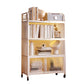 Modern Style Bookshelf Metal Closed Back Bookcase with Door for Office 31.5"L x 10.6"W x 55.1"H White Clearhalo 'Bookcases' 'furn' 'furn_bookcases' 'Furniture' 'Office Furniture' 5380171