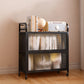 Modern Style Bookshelf Metal Closed Back Bookcase with Door for Office Clearhalo 'Bookcases' 'furn' 'furn_bookcases' 'Furniture' 'Office Furniture' 5380179