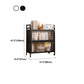 Modern Style Bookshelf Metal Closed Back Bookcase with Door for Office Clearhalo 'Bookcases' 'furn' 'furn_bookcases' 'Furniture' 'Office Furniture' 5380181