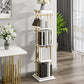 Modern Style Metal Bookshelf Open Back Bookcase for Home Office
