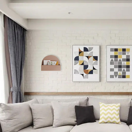 Contemporary Engineer Wood Bookshelf 21.2"L Closed Back Bookcase for Home Office