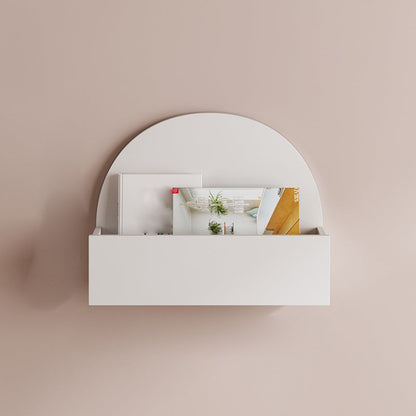 Contemporary Engineer Wood Bookshelf 21.2"L Closed Back Bookcase for Home Office