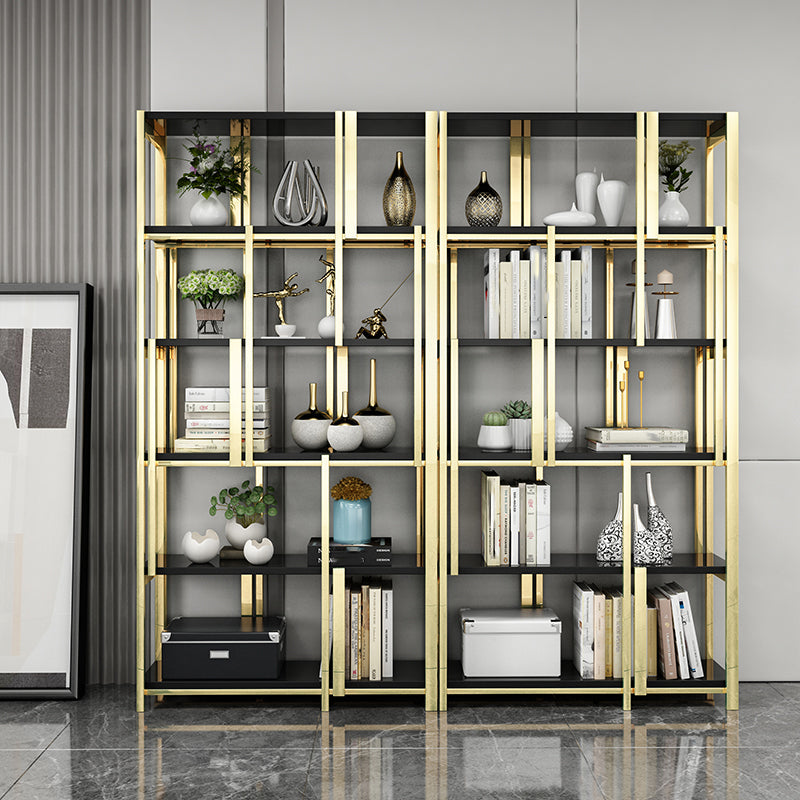 Libris de style contemporain Metal Bibliothèque à l'arrière pour le bureau à domicile