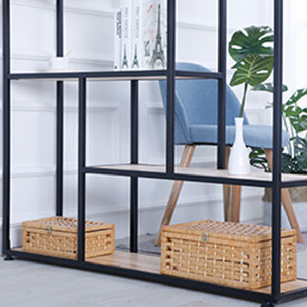 Scaffale moderno a pavimento in ferro Scaffale per libri Etagere largo 12 pollici