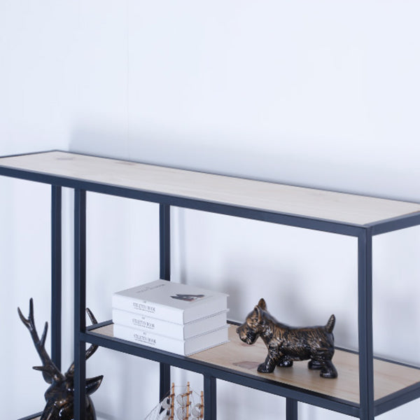 Scaffale moderno a pavimento in ferro Scaffale per libri Etagere largo 12 pollici
