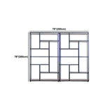 Scaffale moderno a pavimento in ferro Scaffale per libri Etagere largo 12 pollici