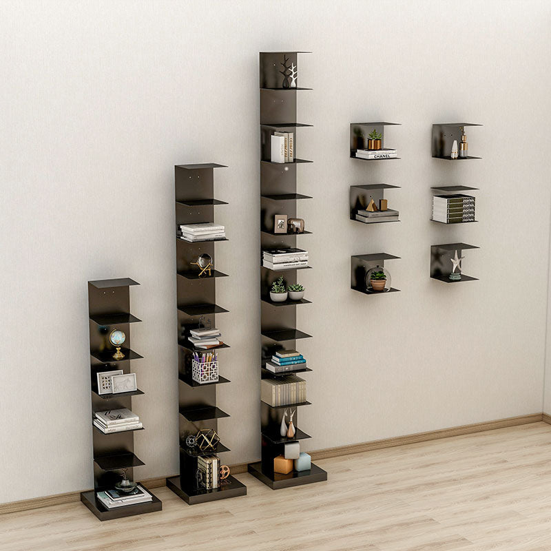 Bibliothèque géométrique en métal bibliothèque à domicile de style scandinave