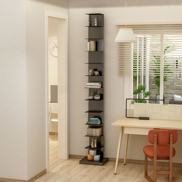 Bibliothèque géométrique en métal bibliothèque à domicile de style scandinave