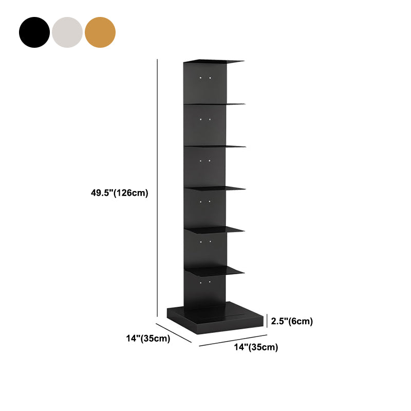 Bibliothèque géométrique en métal bibliothèque à domicile de style scandinave