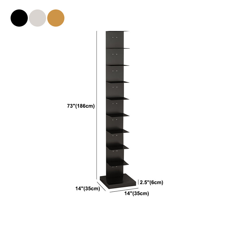 Bibliothèque géométrique en métal bibliothèque à domicile de style scandinave