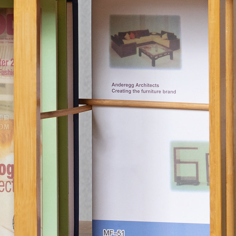 Geometrische roteerbare boekenplank Moderne stijl Studiezaal boekenplank