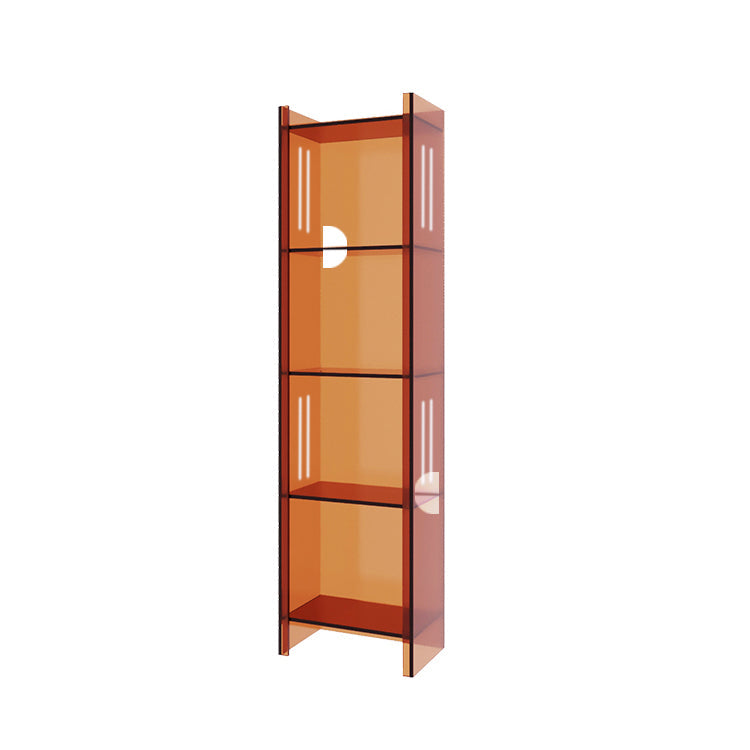 Standard Closed Back Bookshelf Scandinavian Acrylic Bookcase