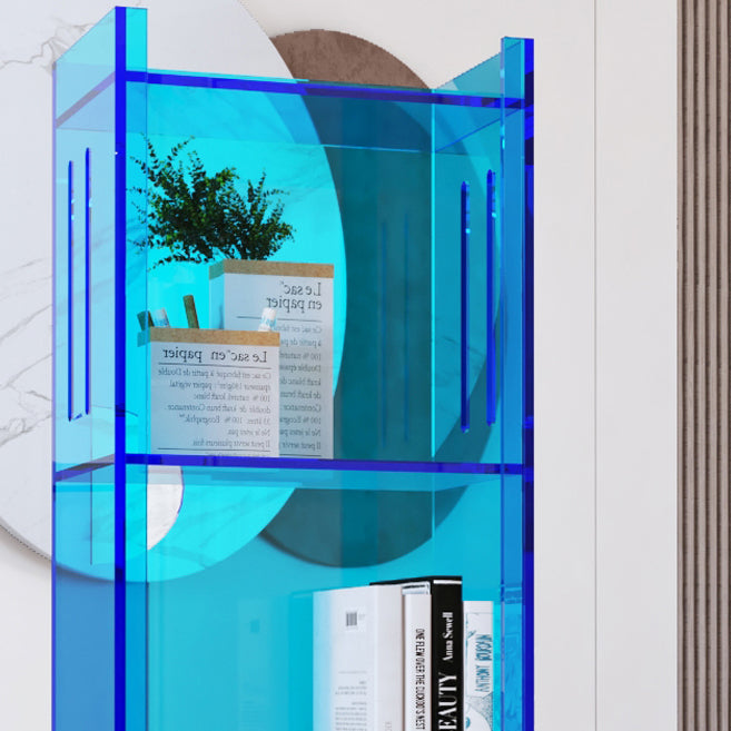 Standard Closed Back Bookshelf Scandinavian Acrylic Bookcase