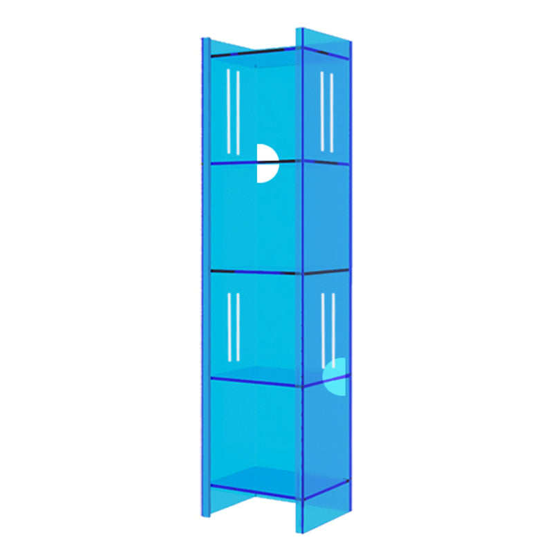 Standard Closed Back Bookshelf Scandinavian Acrylic Bookcase