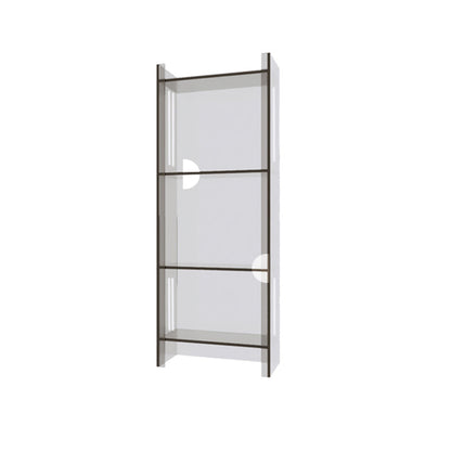 Standard Closed Back Bookshelf Scandinavian Acrylic Bookcase