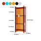 Standard Closed Back Bookshelf Scandinavian Acrylic Bookcase