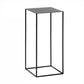 Rectangle Open Black Bookshelf Modern Metal Storage Bookcase