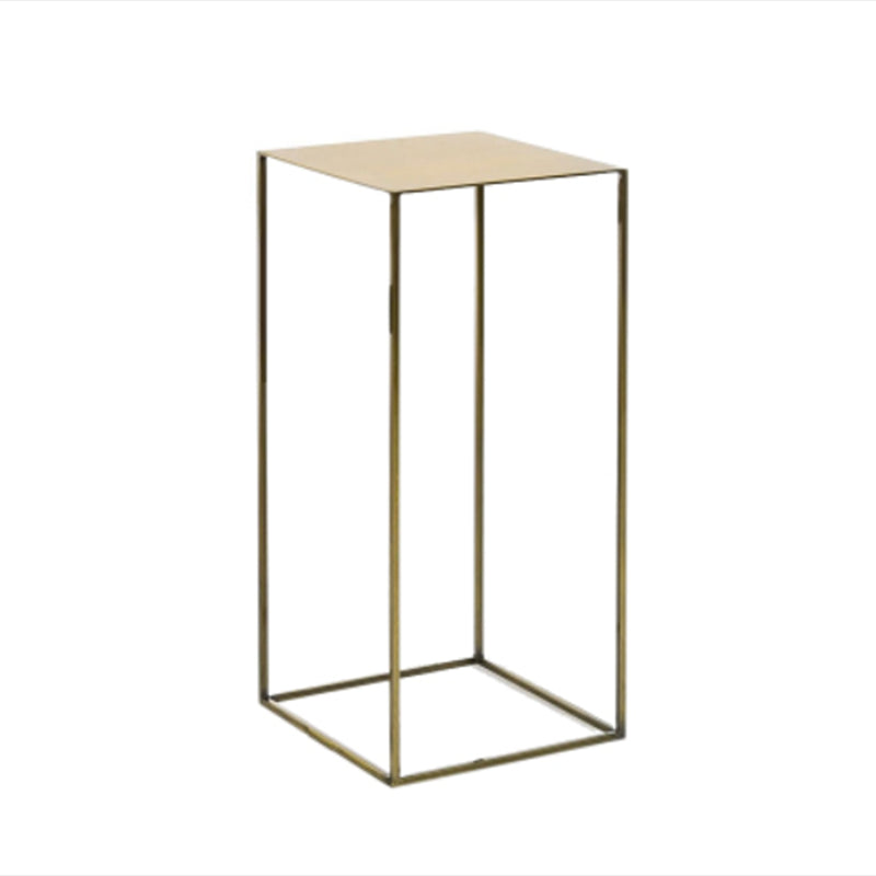 Rectangle Open Black Bookshelf Modern Metal Storage Bookcase