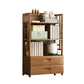 Modern Bamboo Bookcase Standard 11-inch Wide Home Book Shelf