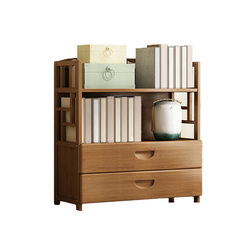Modern Bamboo Bookcase Standard 11-inch Wide Home Book Shelf